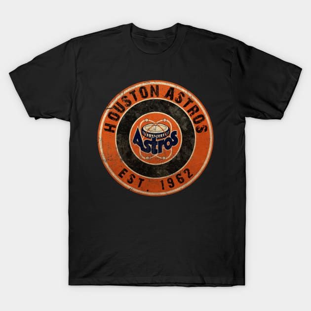 Retro Vintage Houston Astros 70s T-Shirt by LEMESGAKPROVE